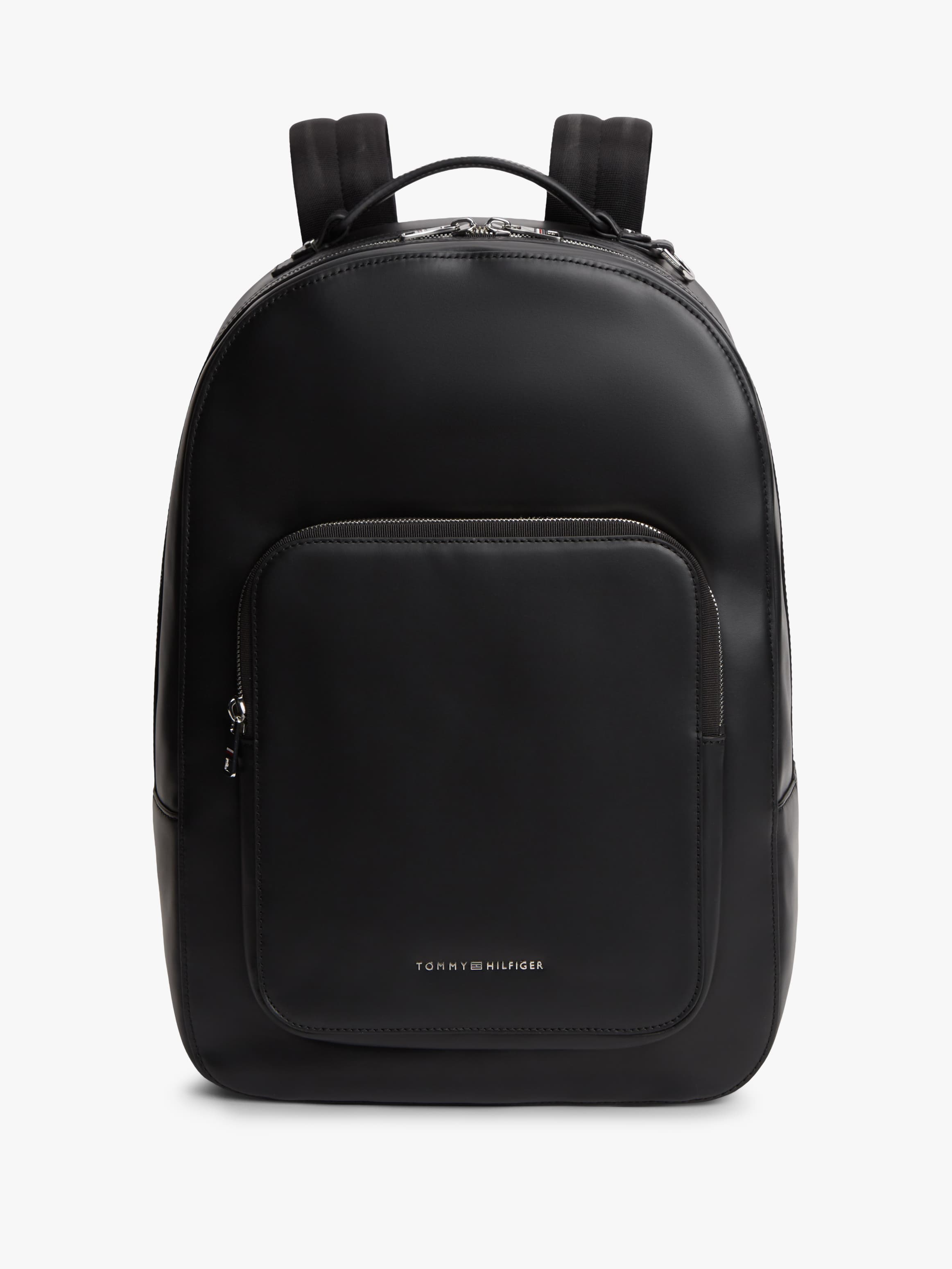 TH Business Leather Dome Backpack