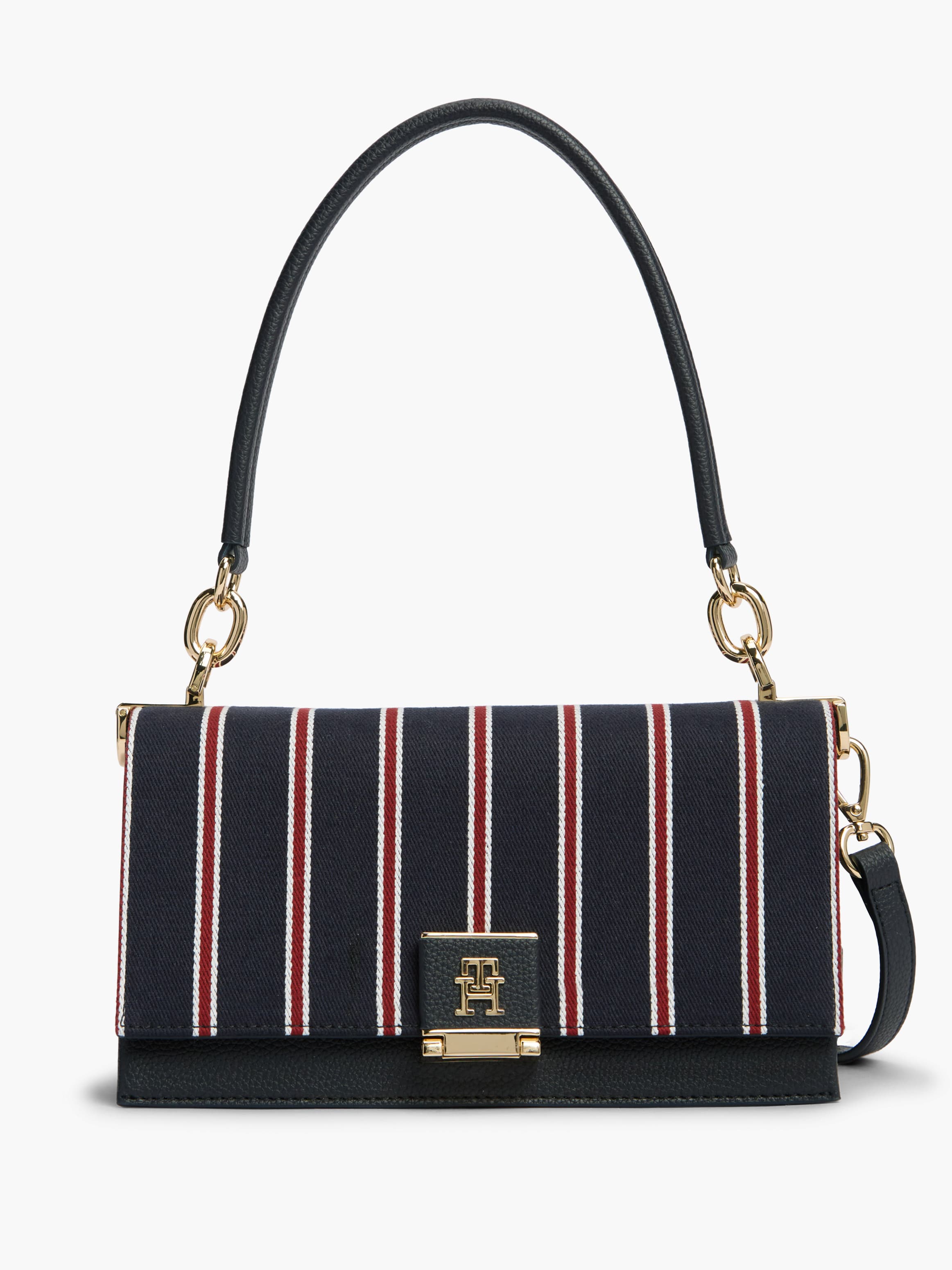 Global Stripe Crossbody Shoulder Bag