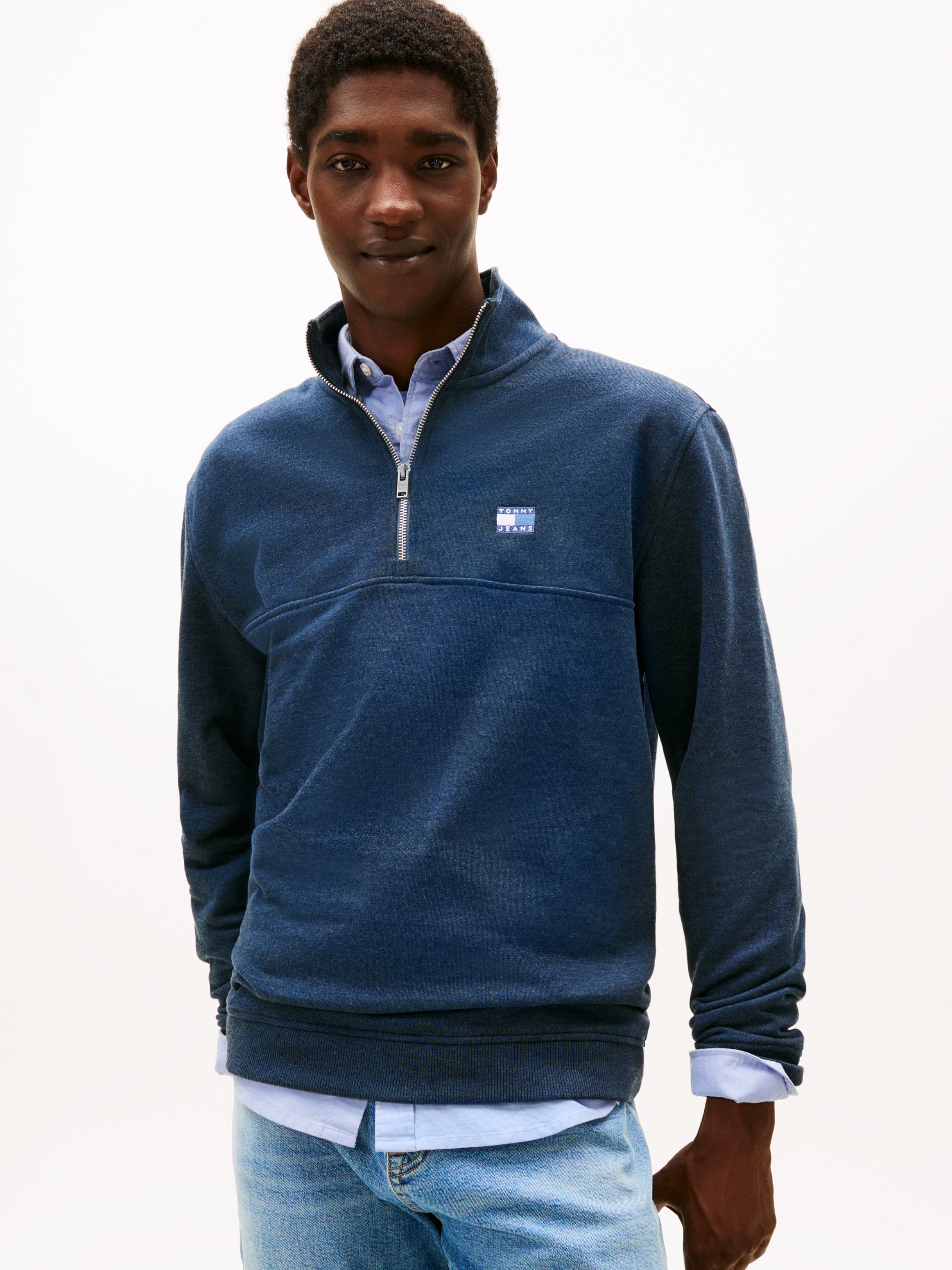 Tommy Badge Quarter-Zip Jumper