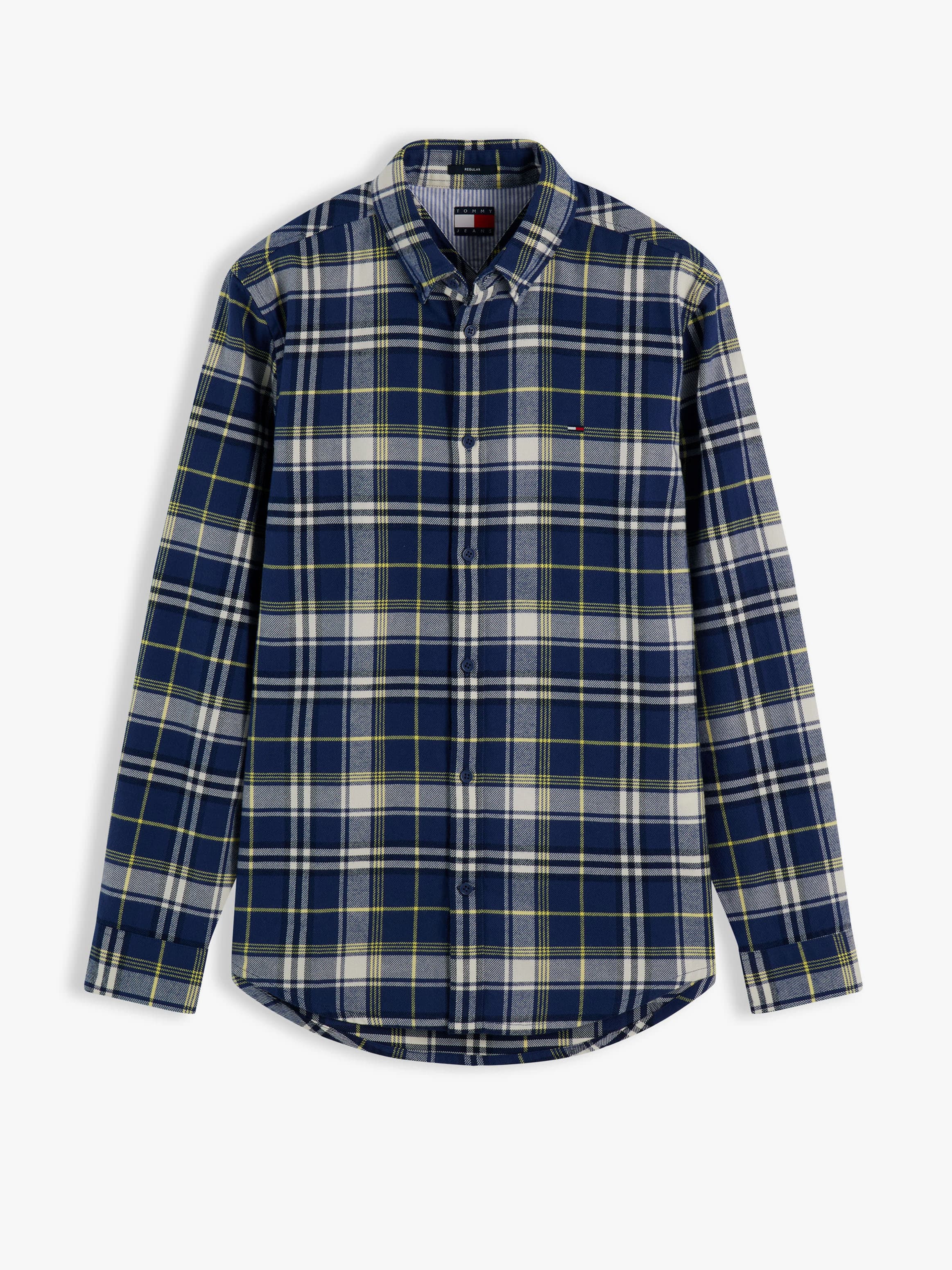 Regular Fit Check Brushed Flannel Shirt