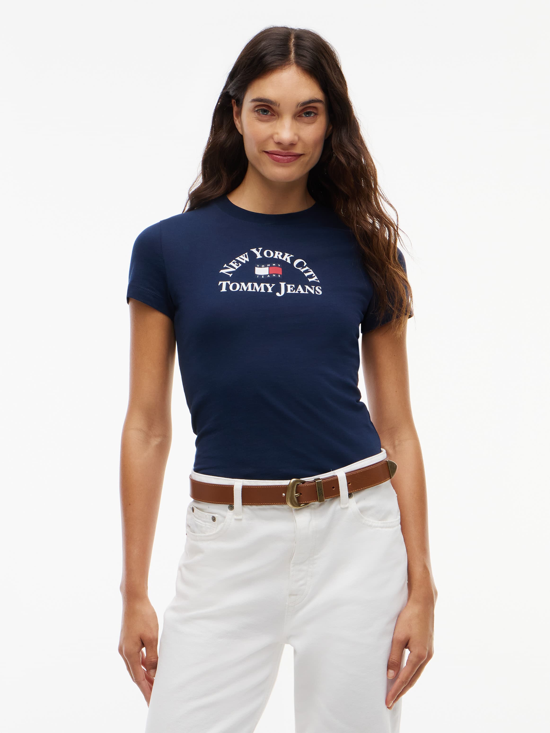 Wavy Flag Slim Jersey T-Shirt