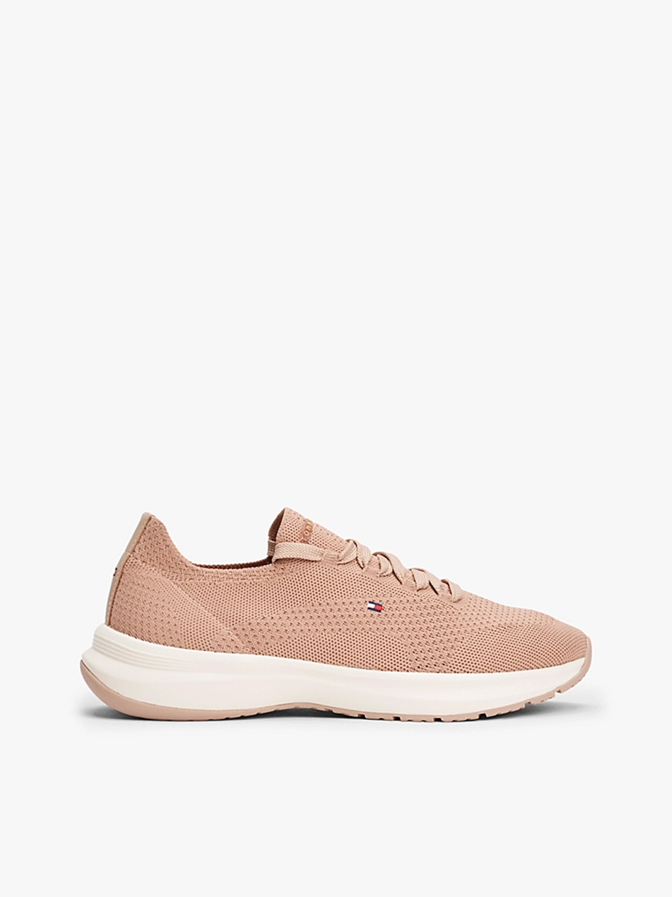 Flag Embroidery Knit Trainers
