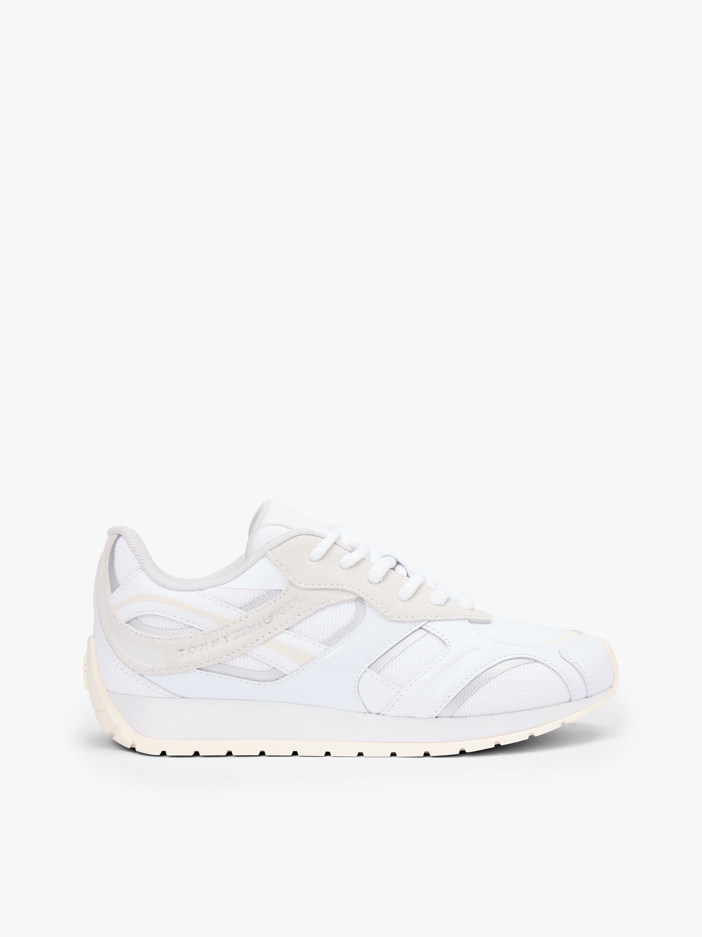 TH Monogram Leather Mixed Texture Trainers