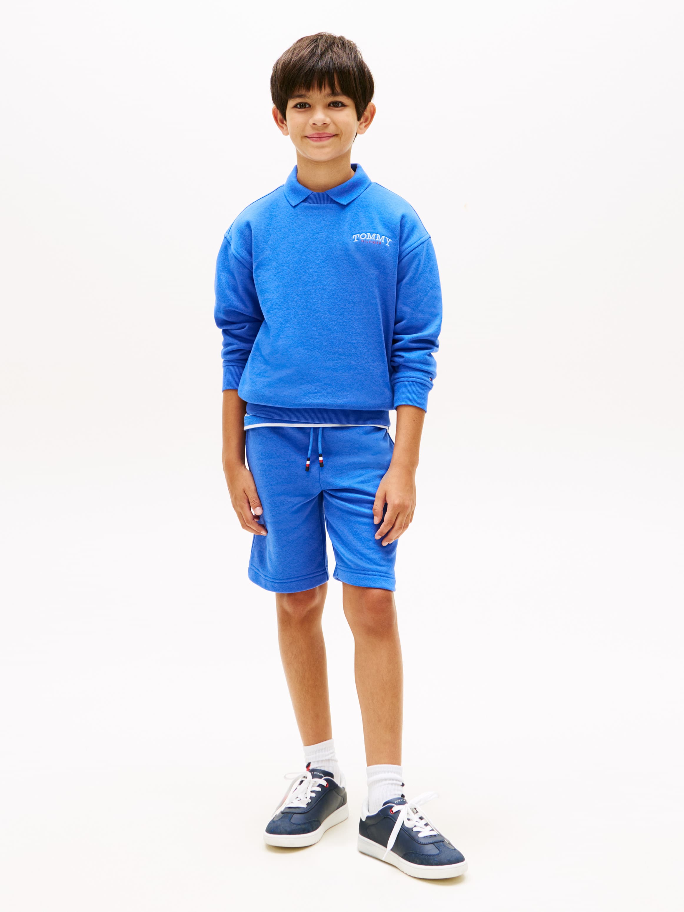 Logo Embroidery Terry Sweat Shorts