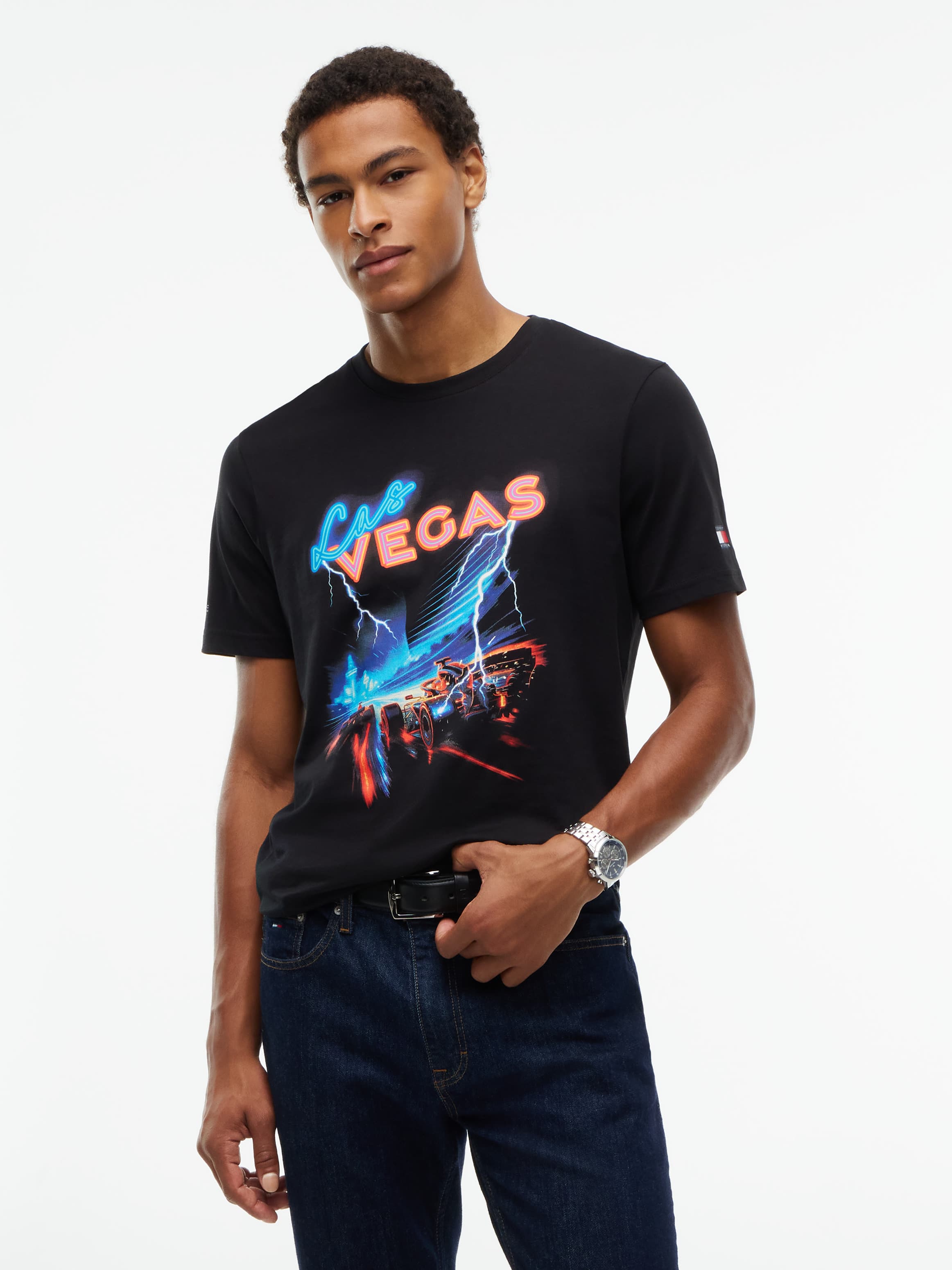 TH x Cadillac Formula 1® Team Graphic Relaxed Jersey T-Shirt