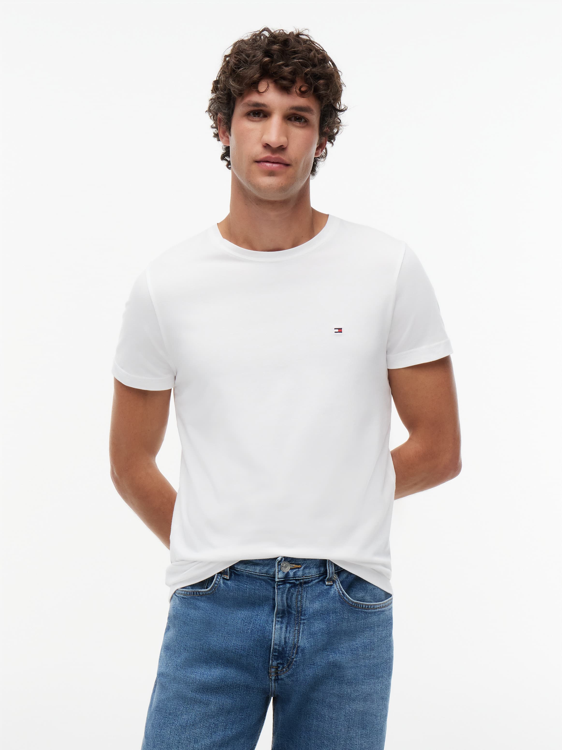 Flag Embroidery Short Sleeves T-Shirt