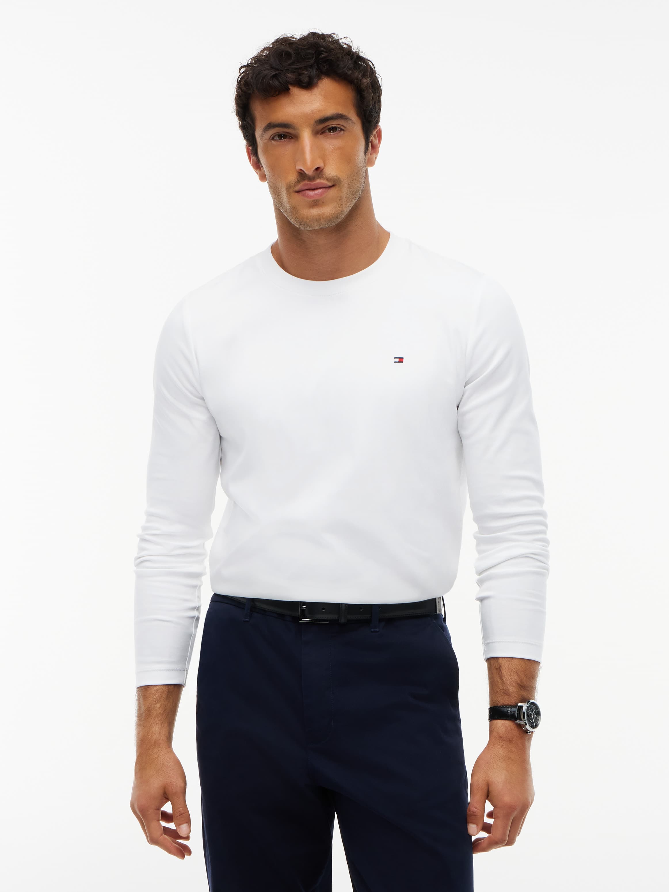 Slim Interlock Long Sleeve T-Shirt