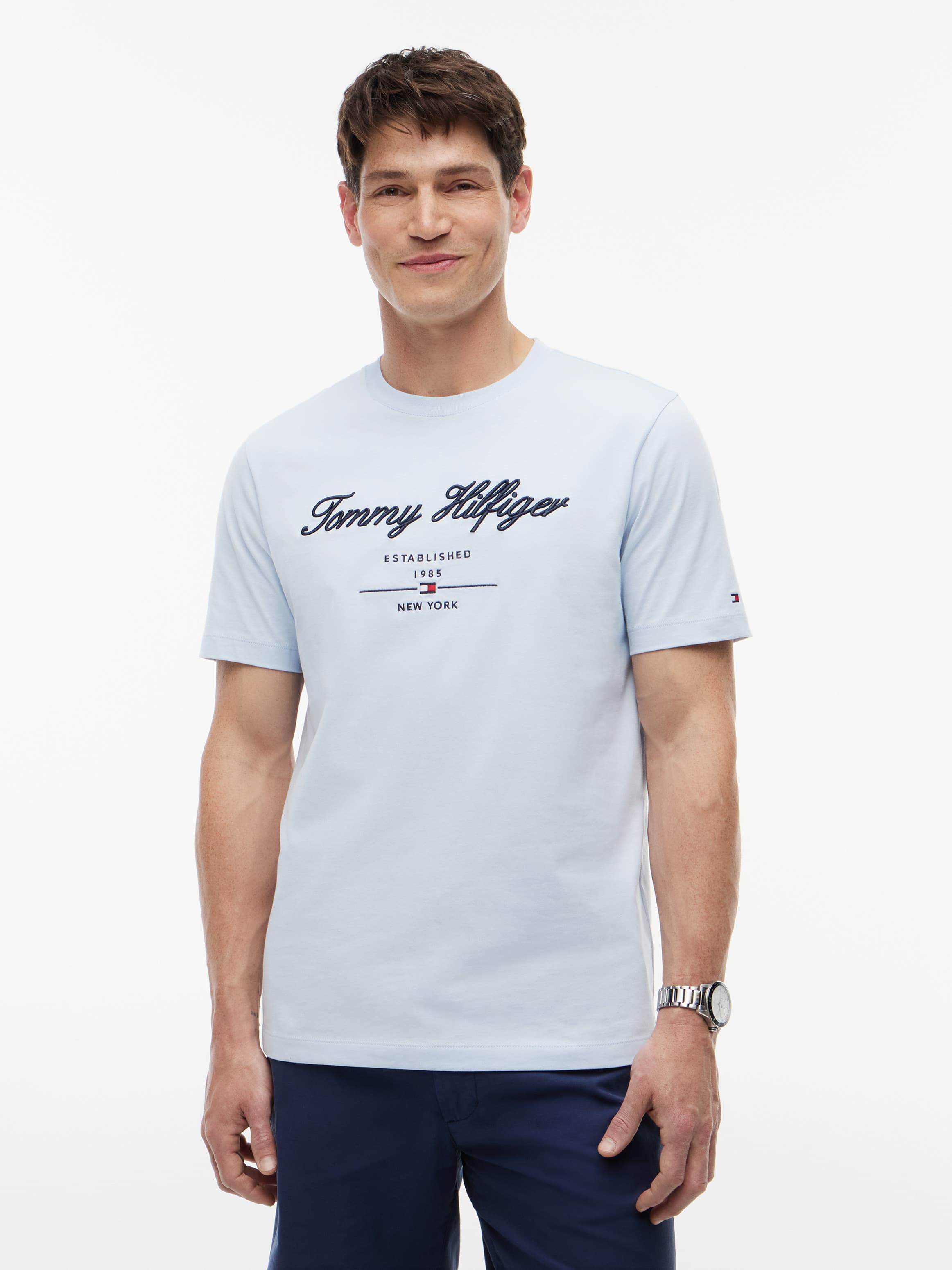 Textured Logo Jersey T-Shirt