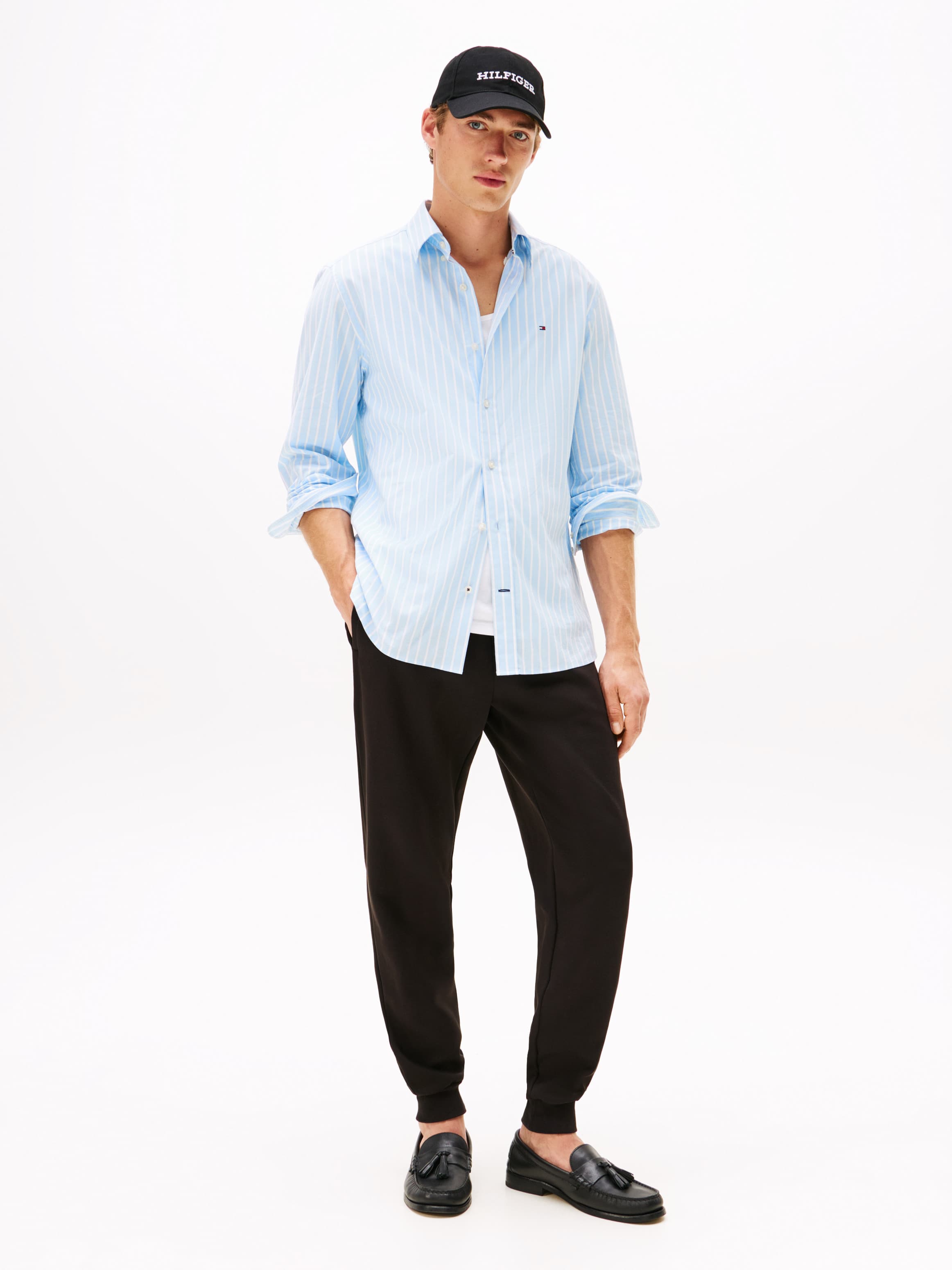 Solid Drawstring Waist Joggers
