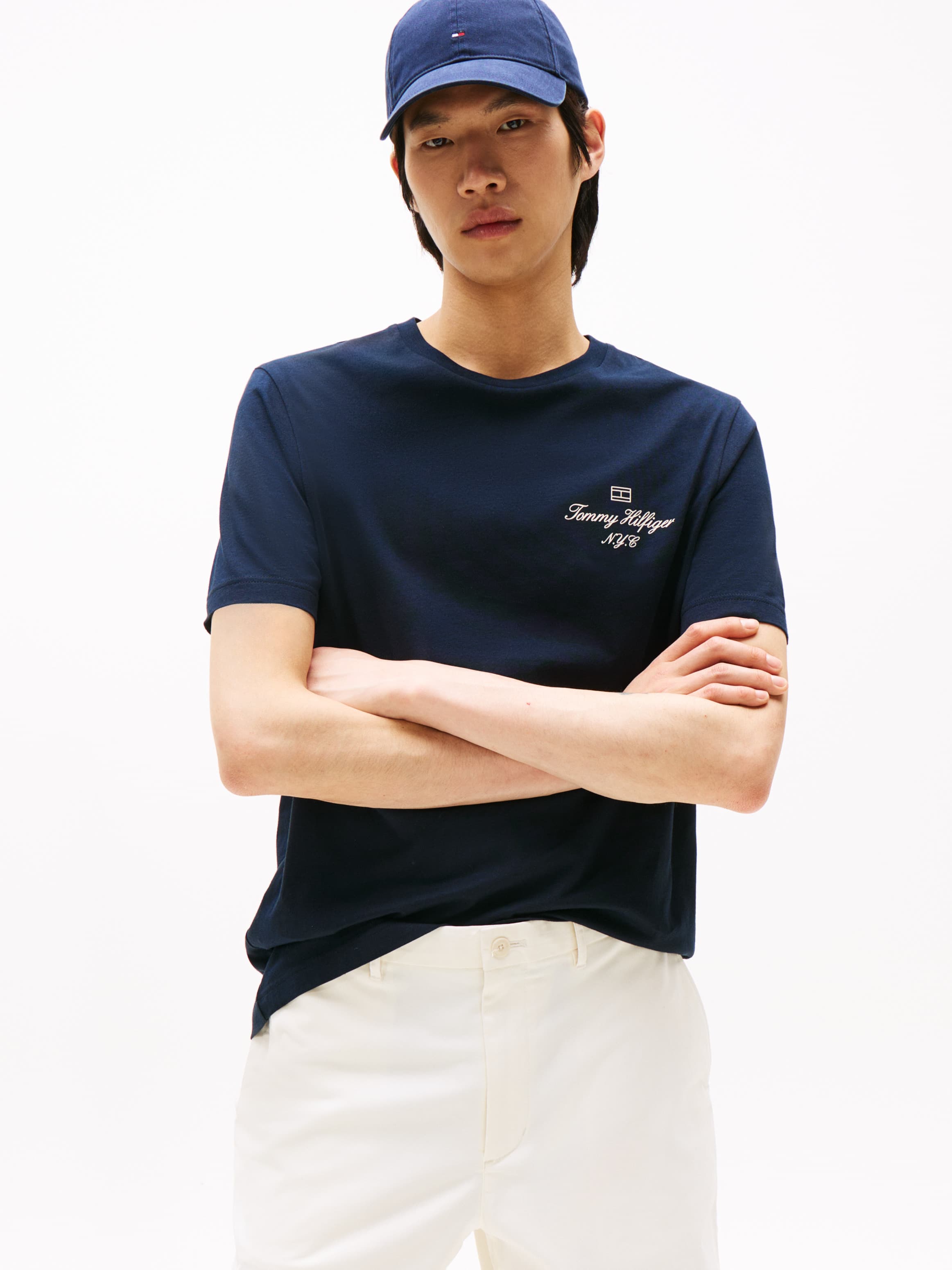 Outline Flag NYC Logo T-Shirt