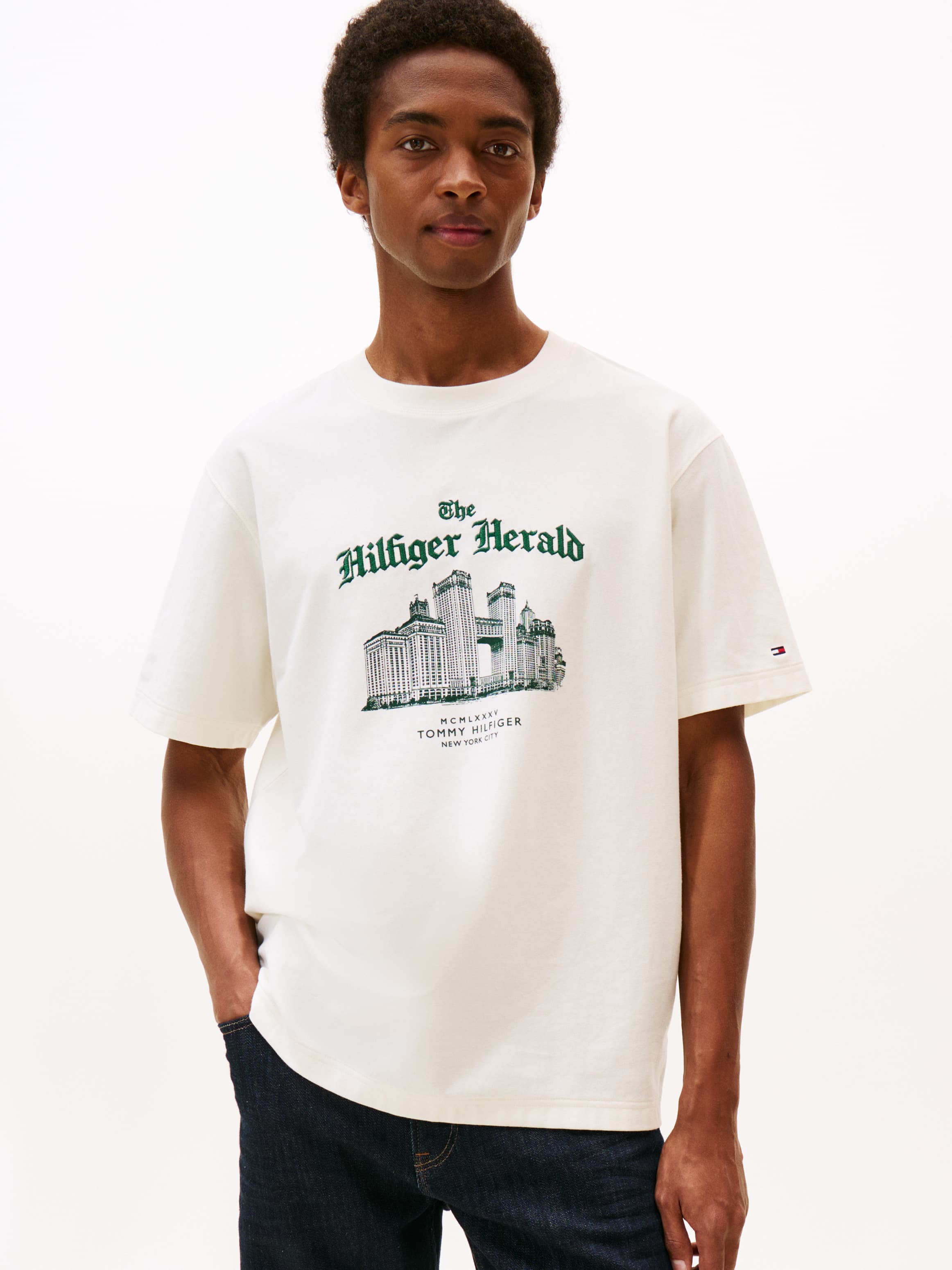 Graphic Relaxed Crew Neck T-Shirt