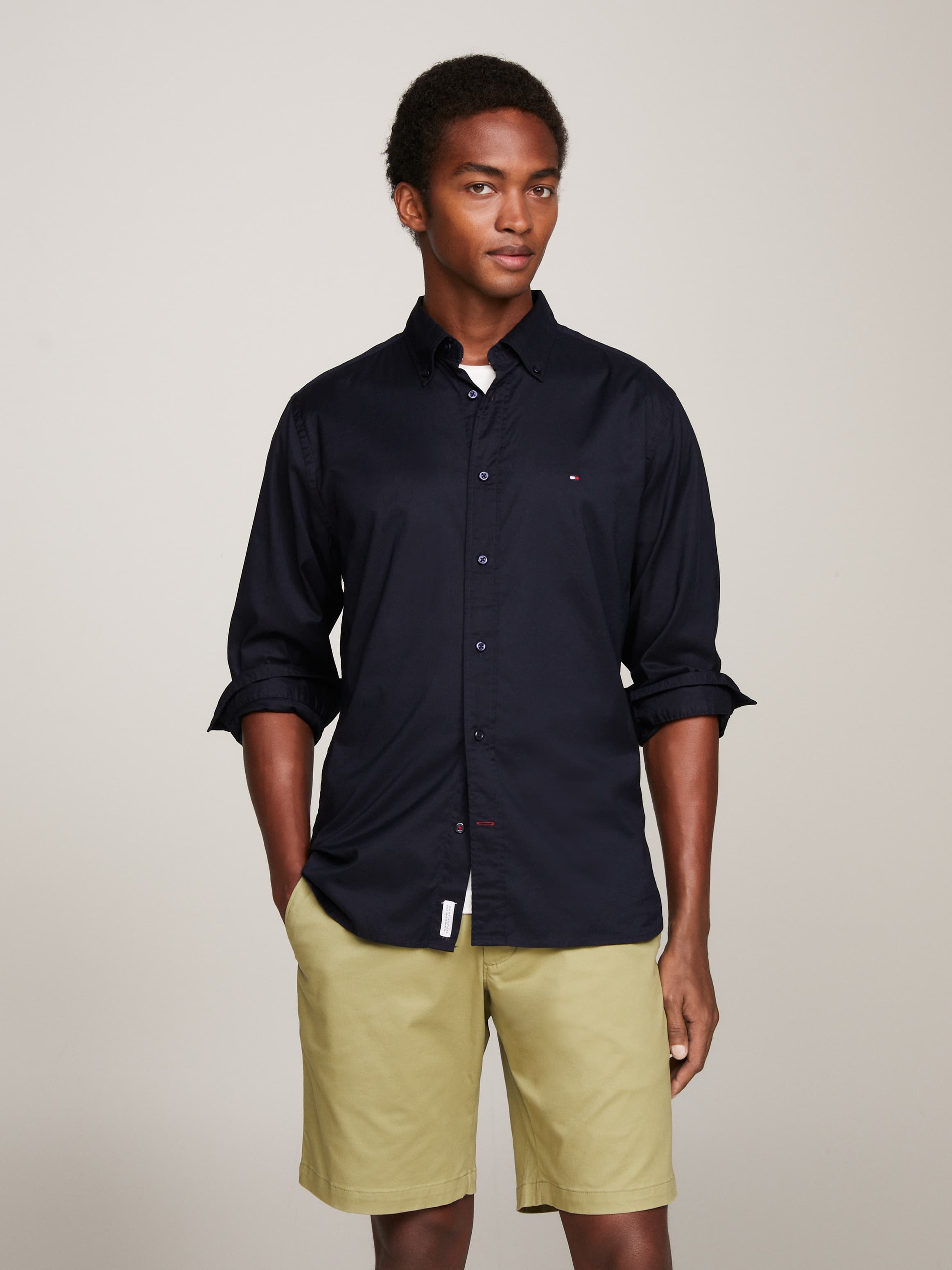 Th Flex Cotton Poplin Shirt