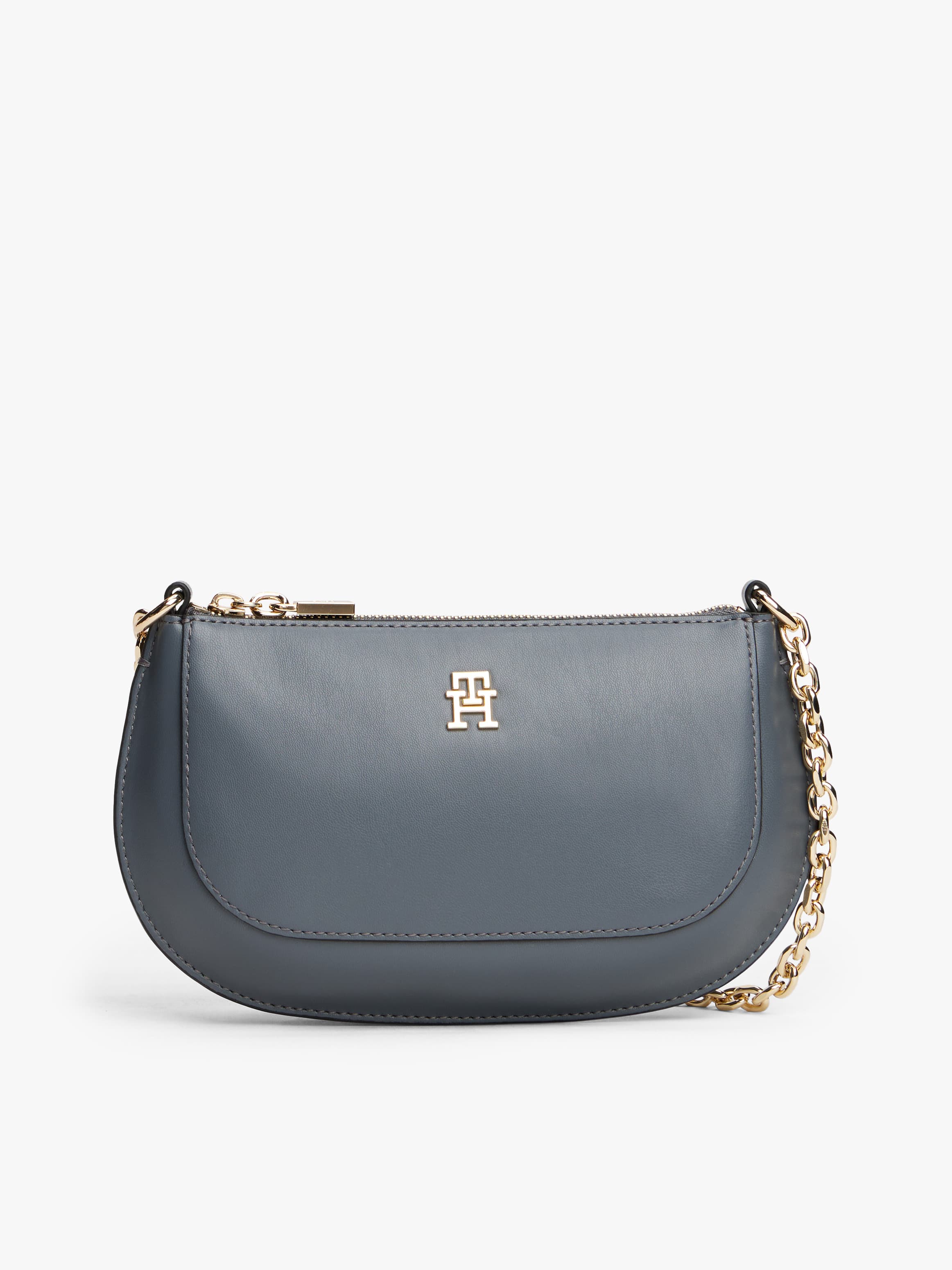 TH Monogram Chain Strap Crossbody Bag