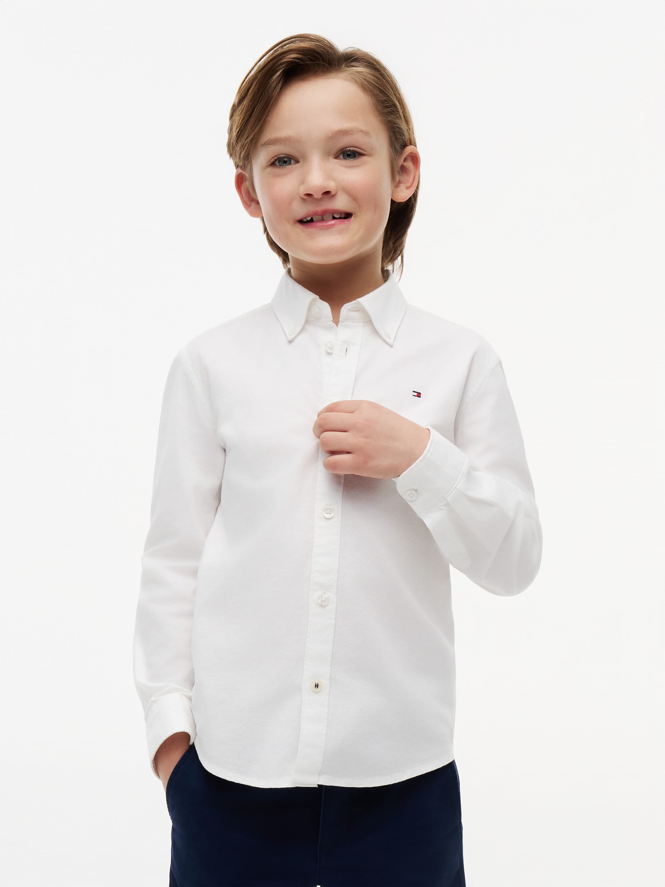 Stretch Long Sleeves Oxford Shirt