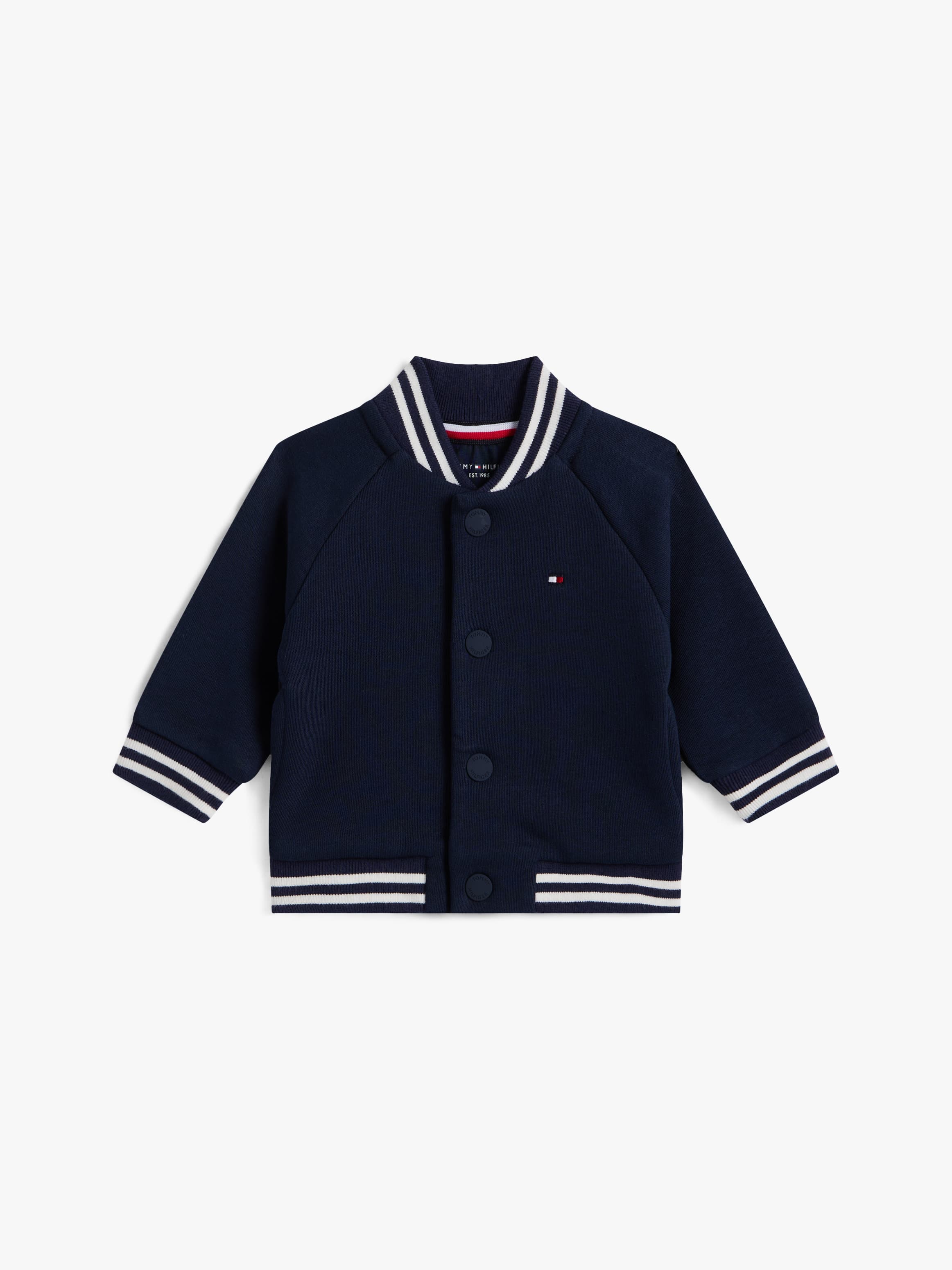Back Logo Embroidery Bomber Jacket