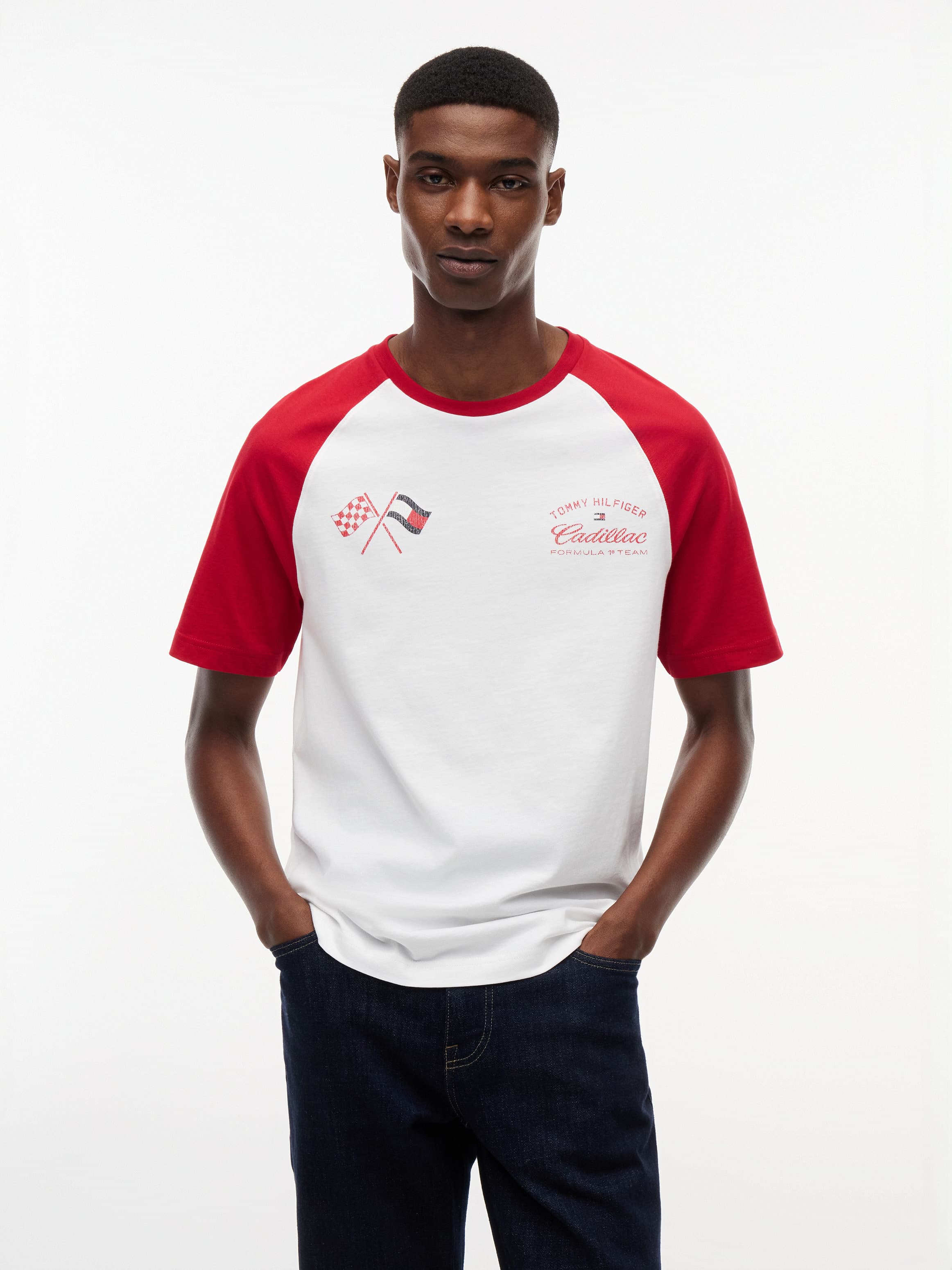 TH x Cadillac Formula 1® Team Back Graphic Raglan T-Shirt