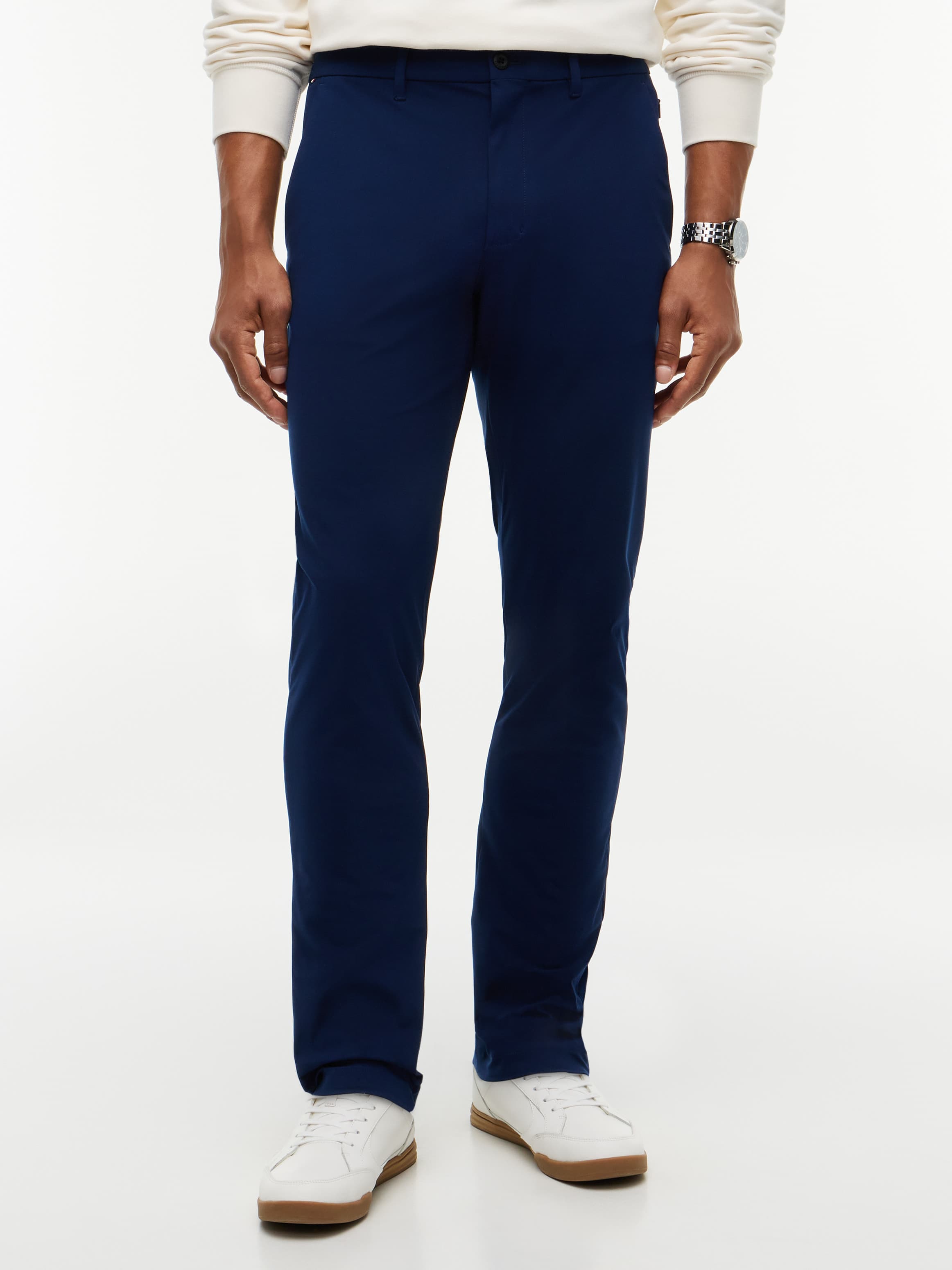 Denton Performance Tech Knit Slim Straight Chinos